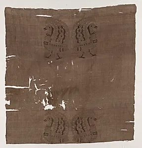 Fragment with peacocks by Unknown Artist