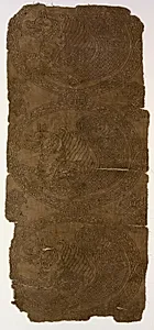 Fragment with Senmurvs by Unknown Artist