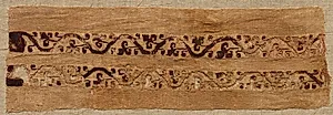 Fragment, with Sleeve Band, from a Tunic by Unknown Artist
