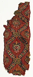 Fragmentary Ornament from a Tunic with Lozenges and Medallions by Unknown Artist