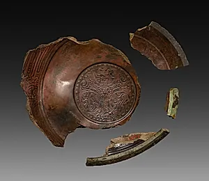Fragments of a Lacquer Tray by Unknown Artist