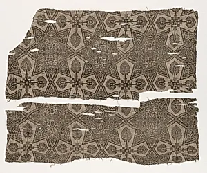 Fragments with Eight-Pointed Star (Two Pieces) by Unknown Artist