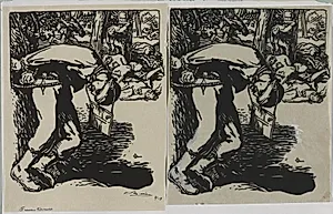Franc-Tireurs by Auguste Louis Lepère (French, 1849–1918)
