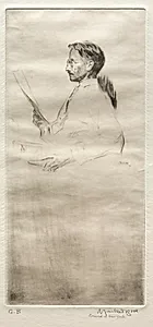 Frank Weitenkampf by Muirhead Bone (British, 1876–1953)