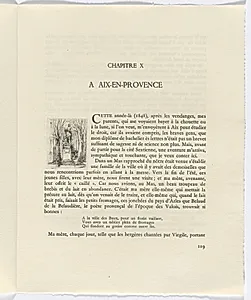 Frédéric Mistral: Mémoires et Recits by Frédéric Mistral: monument (page 119) by Auguste Brouet (French, 1872–1941)