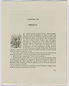 Frédéric Mistral: Mémoires et Recits by Frédéric Mistral: figures outside (page 187) by Auguste Brouet (French, 1872–1941)
