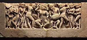 Frieze with Dancer and Musicians by Unknown Artist