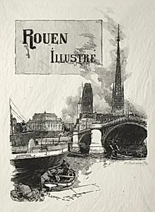 Frontispiece de Rouen Illustré by Auguste Louis Lepère (French, 1849–1918)