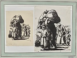 Fugitifs by Auguste Louis Lepère (French, 1849–1918)