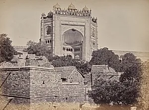 Futheypoor Sikre Guard Gate of the Fort by Samuel Bourne (British, 1834–1912)