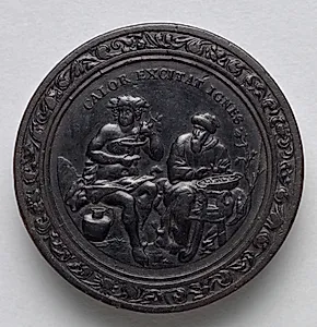 Gaming Piece (obverse) by Martin Brunner (German, 1659–1725)