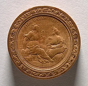 Gaming Piece (reverse) by Martin Brunner (German, 1659–1725)