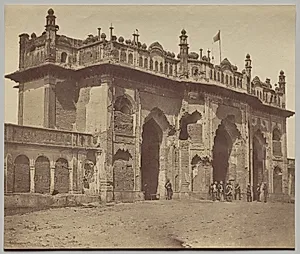 Gateway of the Small Emambara by Felice A. Beato (British, 1830–1906)