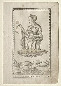 Geometry (from the Tarocchi, series C:  Liberal Arts, #24)