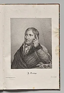 Germany's Famous Authors:  Portrait of Chrisoph August Tiedge by Gustav Karl Friedrich Lüderitz (German, 1803–1884)