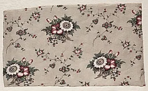 Glazed Chintz Fragment by Unknown Artist