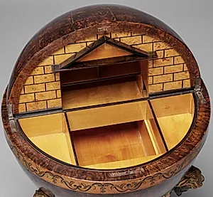 Globe Sewing Table (Globustisch) by Unknown Artist