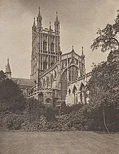 Gloucester Cathedral from the Southeast by Frederick H. Evans (British, 1853–1943)