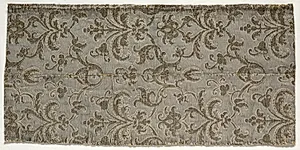 Gold and Silver Cloth by Unknown Artist
