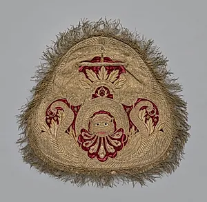 Gold Embroidered Pistol Cover by Unknown Artist