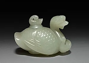 Goose and Goslings by Unknown Artist