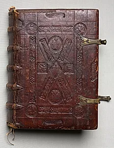 Gospel Book with Evangelist Portraits by Master of the House-Book (German, c. 1470–1500)