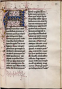 Gospel Book with Evangelist Portraits: Decorated Initial