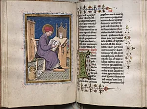Gospel Book with Evangelist Portraits: Decorated Initial