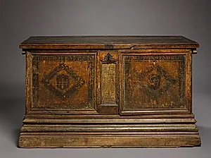 Gothic Marriage Chest by Unknown Artist