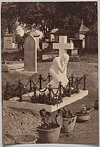 Grave of Dr. Falwasser, Neemuch (recto, left) by Raja Deen Dayal (Indian, 1844–1905)