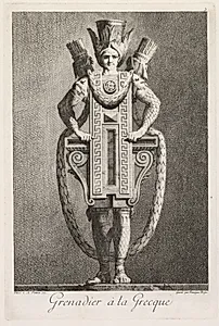 Grenadier in the Greek Style, Plate 3