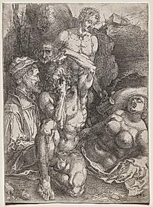 Group of Five Figures by Albrecht Dürer (German, 1471–1528)