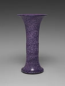 Gu-Shaped Vase with Patina by Seifū Yohei IV (Japanese, 1872–1951)