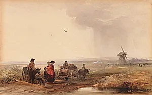 Gypsy Camp, Holland by George Bryant Campion (British, 1795–1870)