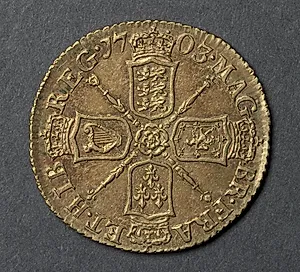 Half Guinea: Shields with Rose (reverse) by Unknown Artist