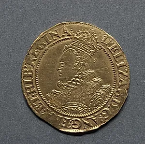 Half Pound: Elizabeth I (obverse) by Unknown Artist