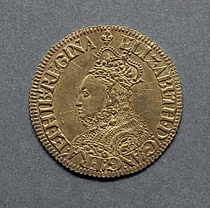 Half Pound: Elizabeth I (obverse) by Unknown Artist