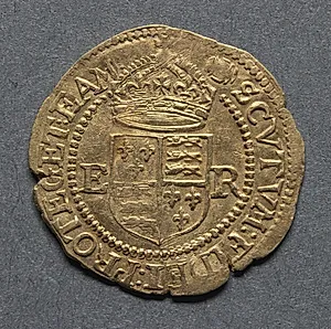 Halfcrown: Crowned Shield of Arms (reverse) by Unknown Artist