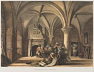 Hall, Bolsover Castle, Derbyshire