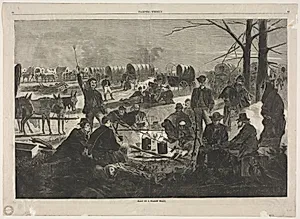 Halt of the Wagon Train by Winslow Homer (American, 1836–1910)