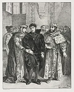 Hamlet by Eugène Delacroix (French, 1798–1863)