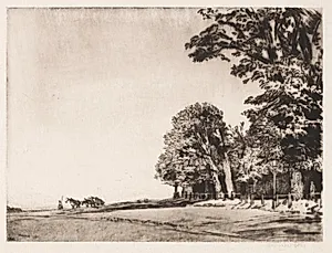 Hampstead Heath by Muirhead Bone (British, 1876–1953)