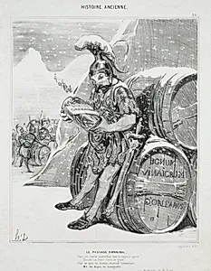 Hannibal's Crossing by Honoré Daumier (French, 1808–1879)