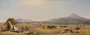 Harvest on the Roman Campagna by John Gadsby Chapman (American, 1808–1889)