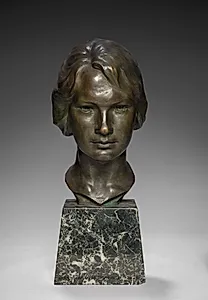Head of a Girl by Nancy Coonsman (American, 1888–1920)