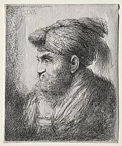 Head of a Man in Oriental Turban