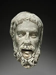 Head of a Prophet by Giovanni Pisano (Italian, c. 1240-c. 1320)