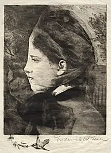 Head of a Woman by Frederick Warren Freer (American, 1849–1908)