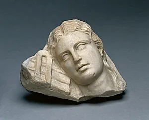 Head of a Woman Holding a Sistrum by Unknown Artist