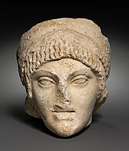 Head of a Young Woman by Unknown Artist